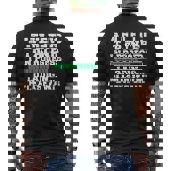 Athletic Trainer In Progress Future Athletic Trainer Men's T-shirt Back Print - Thegiftio