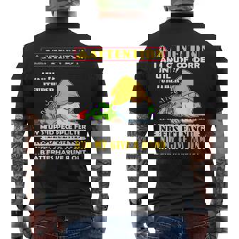 Attention I'm Out Of Order Until Further Notice My Stupid Men's T-shirt Back Print | Seseable UK