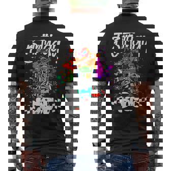 ATV Birthday Kids Boy 4 Wheeler Quad ATV Birthday Party Men's Back Print T-Shirt | Mazezy