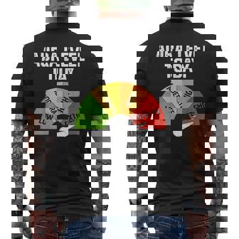 Aura Level Today Extreme Aura Farming Meme Divertente Per Ragazzi T-shirt da uomo con stampa posteriore - Novitaregali