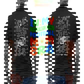 In My Australian Rules Football Mom Era Sunflower Men's Back Print T-Shirt | Mazezy