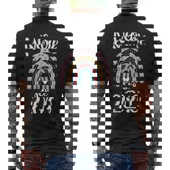 Awesome Since 2020 6Th Birthday 6 Years Old Men's T-shirt Back Print - Thegiftio