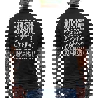 Awesome Like My Son's Girlfriend Parent Fathers Day Men's T-shirt Back Print | Seseable CA