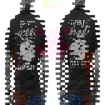 This Is My Axolotl Pajama Axolotl Pajamas Men's T-shirt Back Print | Mazezy