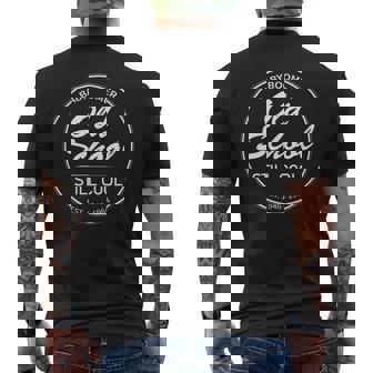 Baby Boomer Old School Still Cool Men's T-shirt Back Print | Mazezy