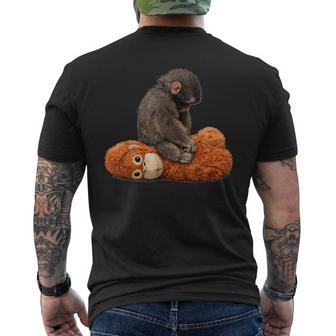 Baby Monkey Punch Men's T-shirt Back Print - Thegiftio UK