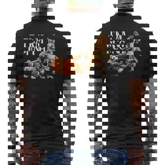 Baby Monkey Punch Team Punch Little Punch Big Love Men's T-shirt Back Print | Seseable CA