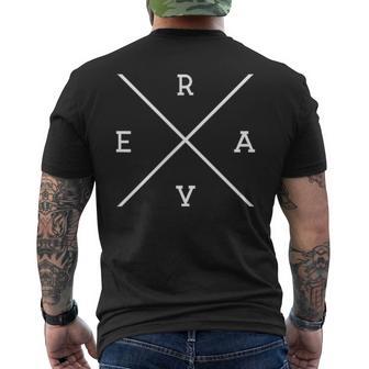 Back Print Rave Kreuz Rave Quote Raver Techno Edm Camiseta Hombre Estampado Espalda - Regaloses