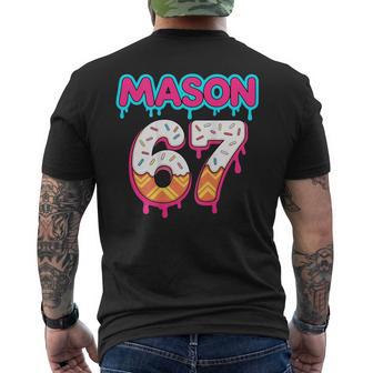 On Back Six Seven Ice Cream Drip Sport 67 Mason Meme Men's T-shirt Back Print | Mazezy