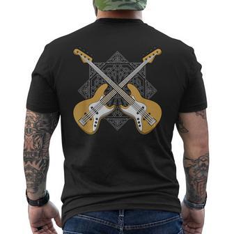 Bajo Guitar Bajista Camiseta Hombre Estampado Espalda - Regaloses