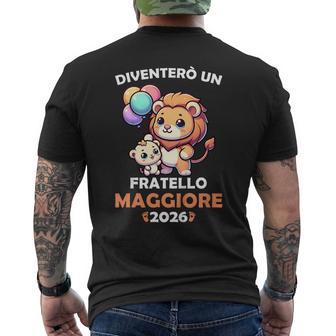 Bambino Fratello Maggiore 2026 Diventerò Fratello Maggiore 2026 T-shirt da uomo con stampa posteriore - Novitaregali