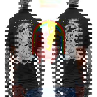 Banane Pig Ludique Chevauchant Un Cochon Drôle Farmer T-shirt imprimé au dos - Cadeauxyz