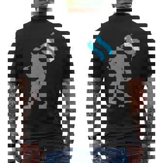 Bandera De Honduras En La Bandera De Honduras Camiseta Hombre Estampado Espalda - Regaloses