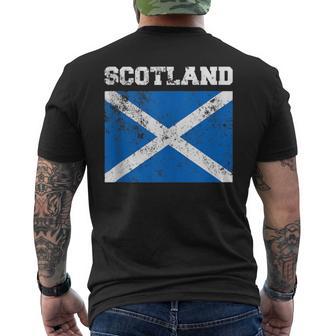 Bandera Escocia Bandera Escocia In Mangas Camiseta Hombre Estampado Espalda - Regaloses