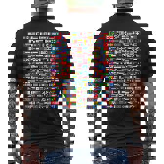 Banderas Del Mundo Banderas Internacionales Banderas De País Para Niños Camiseta Hombre Estampado Espalda - Regaloses