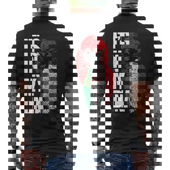 Bandiera Del Dna Mista Albanese E Italiana T-shirt da uomo con stampa posteriore - Novitaregali