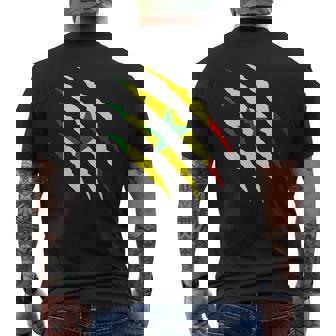 Bandieraenegaleseenegal T-shirt da uomo con stampa posteriore - Novitaregali