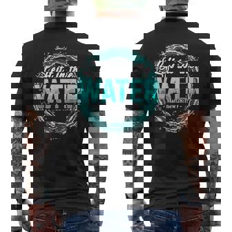 Baptism Left It In The Water Baptized Men's T-shirt Back Print - Monsterry