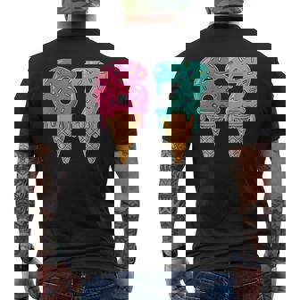 Baseball Drip Ice Cream 67 Baseball Lifestyle 101 Men's T-shirt Back Print | Seseable UK