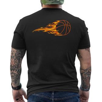 Basket Flametreetball Per Giocatore Di Basket T-shirt da uomo con stampa posteriore - Novitaregali