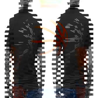 Basketball Silhouette Basketball Bball Sport Men's T-shirt Back Print - Monsterry