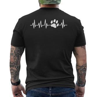 Battement De Coeur Patte De Chat Amoureux Des Chats Cadeau T-shirt imprimé au dos - Cadeauxyz