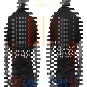 BEADG 5 String Bass Guitar Bassist Bass Player Men's Back Print T-Shirt | Mazezy