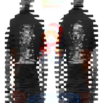 Beagle De Noël Mignon Lumineux Festive Réveillon Nouvel An T-shirt imprimé au dos - Cadeauxyz