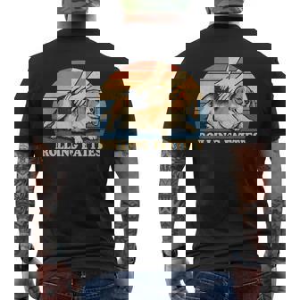 Beagle Rolling Fatties Pun Joke Dog Lover Men's T-shirt Back Print | Seseable UK