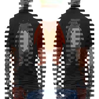 Bear Halloween Costume Brown Grizzly Bear Men's T-shirt Back Print - Thegiftio