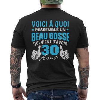 Beau Gosse Quiient D'avoir 30 Ans Anniversaire Blague T-shirt imprimé au dos - Cadeauxyz
