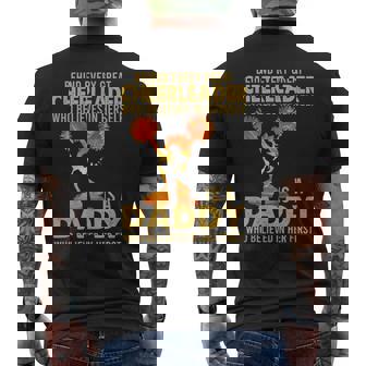 Behind Every Great Cheerleader Is A Daddy Father's Day Men's T-shirt Back Print | Seseable FR