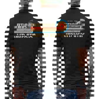 Bertrandurname Retrointage 80S 90S Birthday Reunion T-shirt imprimé au dos - Cadeauxyz