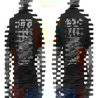 Best Of 1955 Cassetta Anni 70 Musica Retrò Compleanno T-shirt da uomo con stampa posteriore - Novitaregali