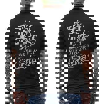 The Best Dads Get Promoted To Grandpa Saying Men's T-shirt Back Print | Seseable FR