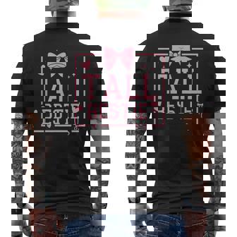 Best Friend Matching Tall Short Bestie Besties Matching Bff Men's T-shirt Back Print | Seseable UK