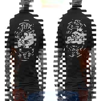 Best Grumpa Ever Fist Bump Circle Emblem Grumpa Men's T-shirt Back Print - Monsterry