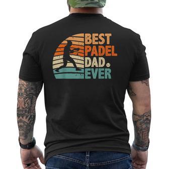 Best Padel Dad Ever Pour La Fête Des Pères T-shirt imprimé au dos - Cadeauxyz
