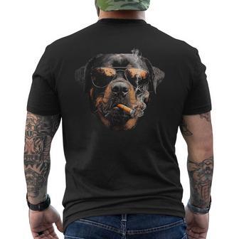 Best Rottweiler Dad Ever Lustiger Hund Für Männer Und Jungen T-Shirt mit Rückendruck - Geschenkecke