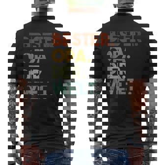 Bester Opa Der Welt Geschenke Opa Ist Der Beste T-Shirt mit Rückendruck - Seseable