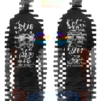 Besties Cruise 2025 Matching Friends Group Cruising Vacation Men's T-shirt Back Print - Monsterry