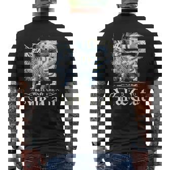 Beware Of The Yule Cat Jolakotturinn Icelanic Folklore Men's T-shirt Back Print | Seseable FR