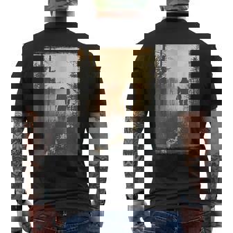 Bigfoot Sasquatch Yeti Cryptid Men's T-shirt Back Print - Monsterry