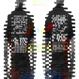 Bingo Naturally I Have A Plan For The Pension Bingo Men's T-shirt Back Print - Thegiftio