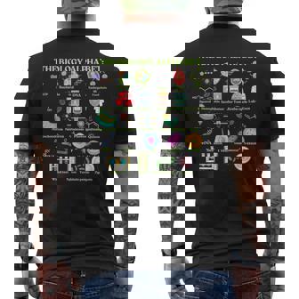 The Biology Alphabet Cool Science And Biology Men's T-shirt Back Print | Seseable CA