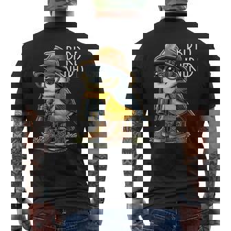 Bird Nerd Divertido Observación De Aves Observación De Aves Amante De Aves Observador De Aves Camiseta Hombre Estampado Espalda - Regaloses