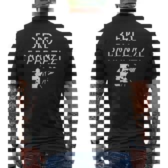 Birdwatching Bird Photographer -Adults Short Sleeve Small Bird Photography T-Shirt Men's Back Print T-Shirt | Mazezy