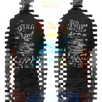 Birthday Cruise Squad 2026 Cruise Birthday Party Vacation Men's T-shirt Back Print | Seseable CA