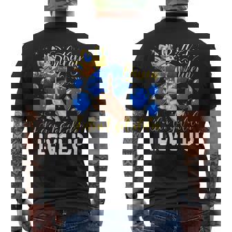 Birthday Queen I Don't Get Older I Level Up Birthday Party Men's T-shirt Back Print - Monsterry