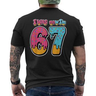 Blue I Was 6 Now I'm 7 Birthday Boy Bday Men's T-shirt Back Print - Thegiftio UK